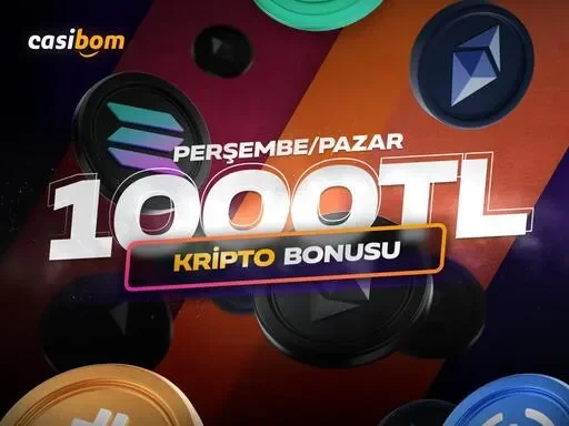 Casibom PERŞEMBE VE PAZAR KRİPTO BONUSU Bonusu
